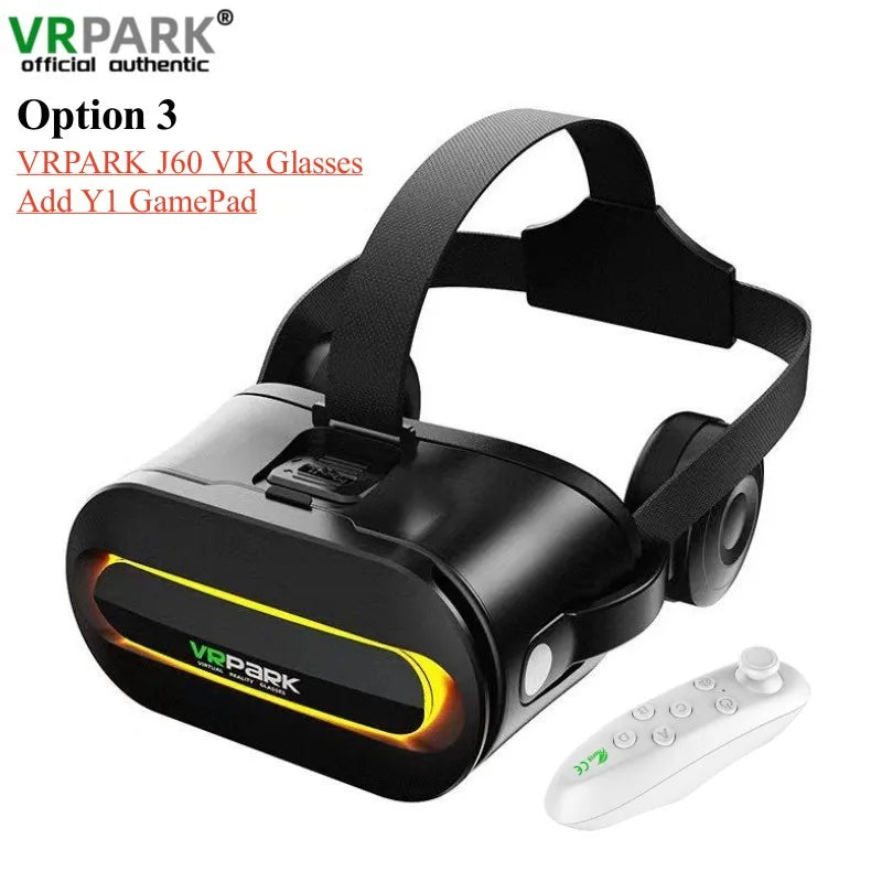 MetaNexusXR J60 4K wireless VR headset, providing stereo 3D video for smartphones up to 6.7 inches. | MetaNexusXR