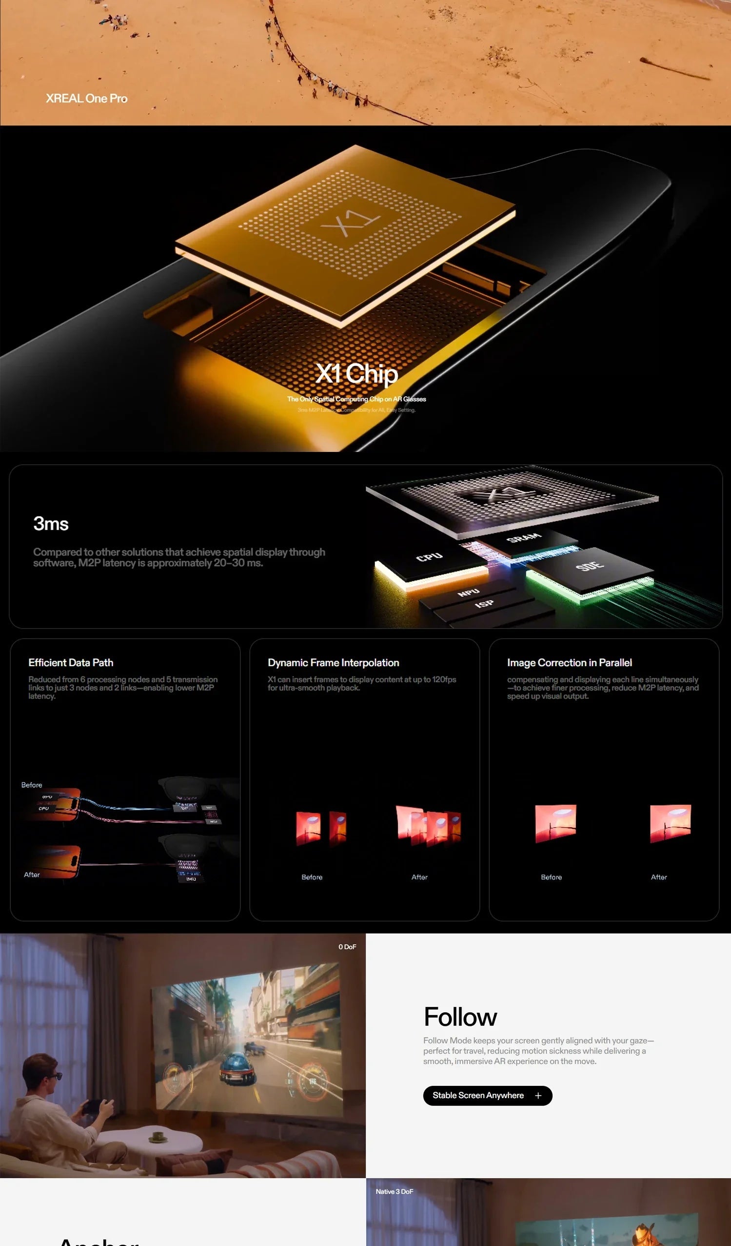 MetaNexusXR XREAL One Pro AR glasses offer a 477-inch HD spatial display. | MetaNexusXR