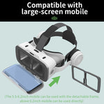 MetaNexusXR G15E VR headset showcasing a detailed sci-fi landscape on its connected phone screen | MetaNexusXR