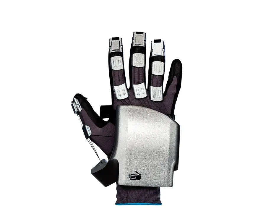MetaNexusXR: User with SenseGlove Nova haptic gloves and bHaptics vest for realistic XR tactile feedback. | MetaNexusXR