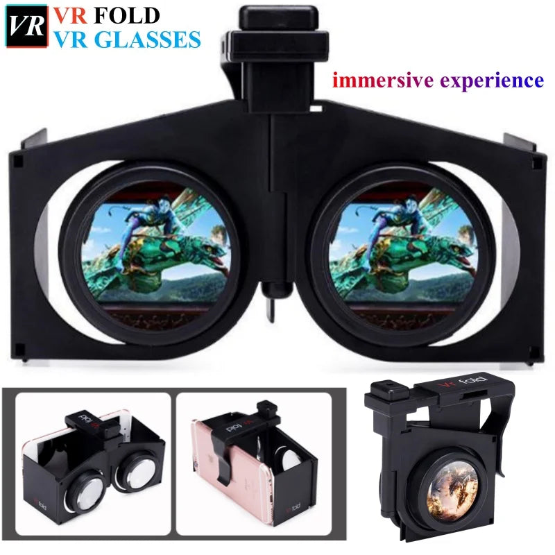MetaNexusXR portable folding VR glasses offer immersive movie and game experiences for 4-6" phones. | MetaNexusXR
