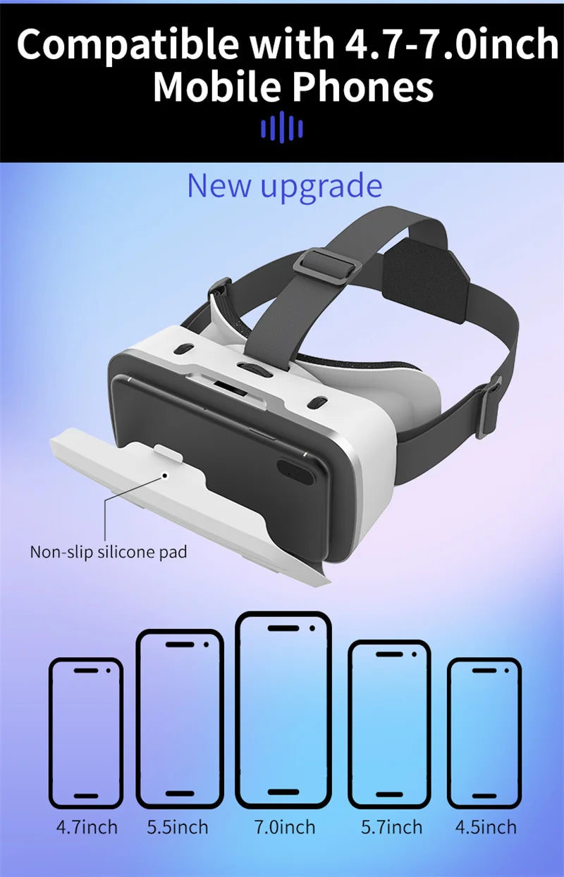 G15 IMAX VR headset for 4.7-7 inch phones with adjustable straps and game support | MetaNexusXR