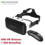 MetaNexusXR VR headset and 3D glasses displayed with IMAX screen and Google Cardboard box. | MetaNexusXR