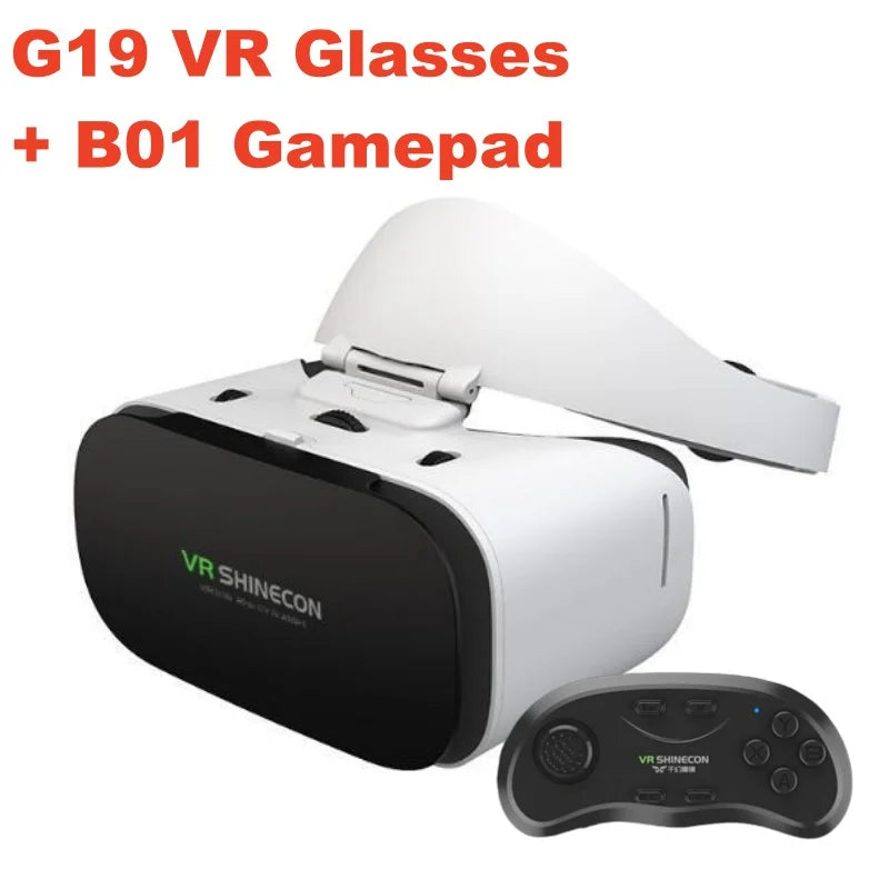 MetaNexusXR VR headset with IMAX 3D glasses, compatible with phones and game joysticks. | MetaNexusXR