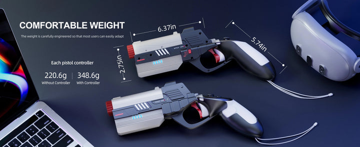 Meta Quest 3S electric pistol grip Metanexus XR