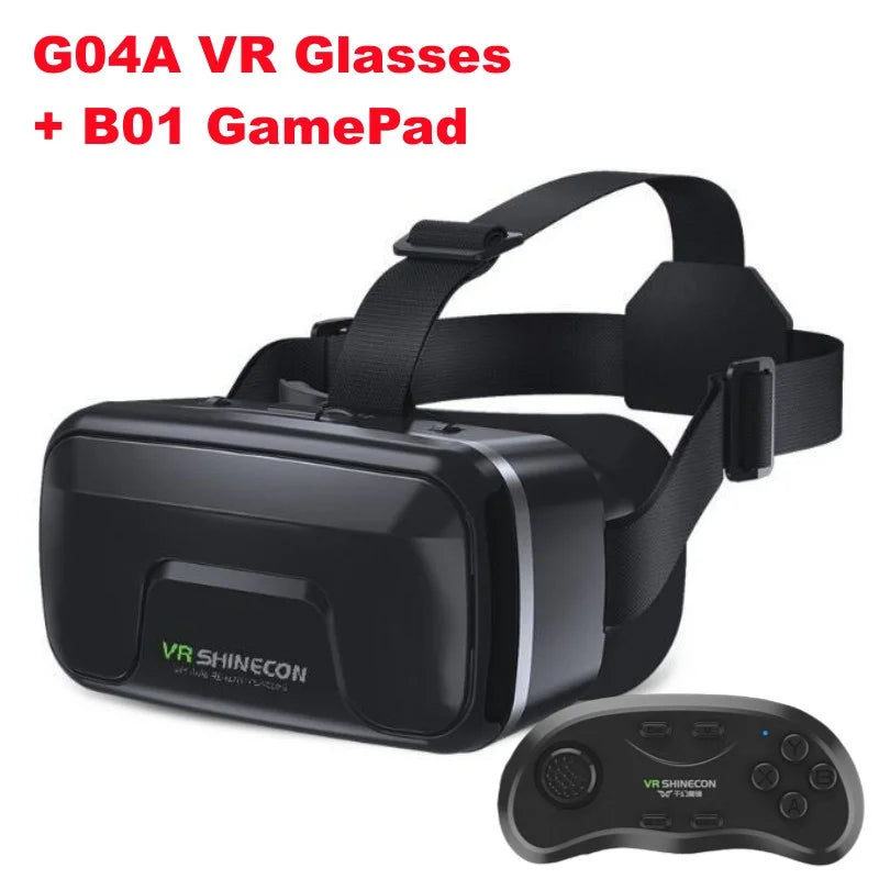 MetaNexusXR VR headset with phone, inspired by IMAX 3D and Google Cardboard, supports game controllers. | MetaNexusXR