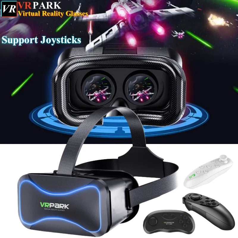 MetaNexusXR V7 4K VR headset for iOS/Android phones, supporting joysticks. | MetaNexusXR