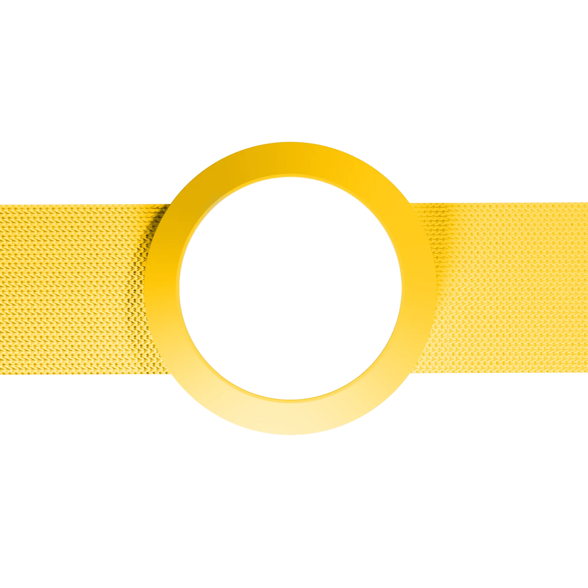 Electric Yellow Style-Set – Swappable Belt and Ring Style-Set for a Haptic Strap – yellow strap style set – photo 1 of 2