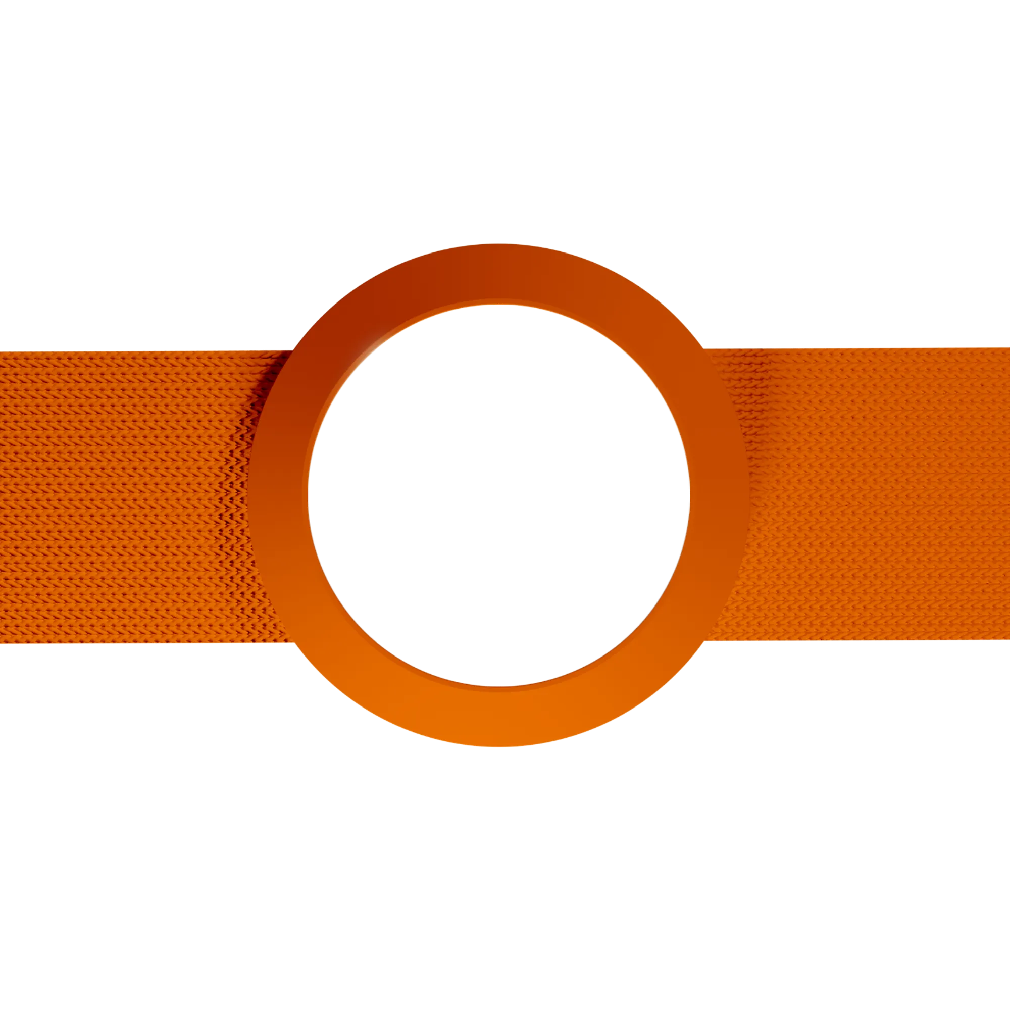 Pumpkin Orange Style-Set – Swappable Belt and Ring Style-Set for a Haptic Strap – orange strap style set – photo 1 of 2