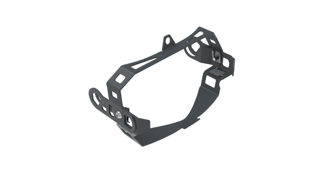 MetaNexusXR TitanSkinVR rugged protective cover on an HTC VIVE PRO VR headset, enhancing durability. | MetaNexusXR