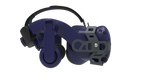 MetaNexusXR TitanSkinVR, a durable protective cover, fitted on an HTC VIVE PRO VR headset. | MetaNexusXR