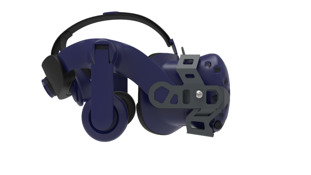 MetaNexusXR TitanSkinVR, a durable protective cover, fitted on an HTC VIVE PRO VR headset. | MetaNexusXR