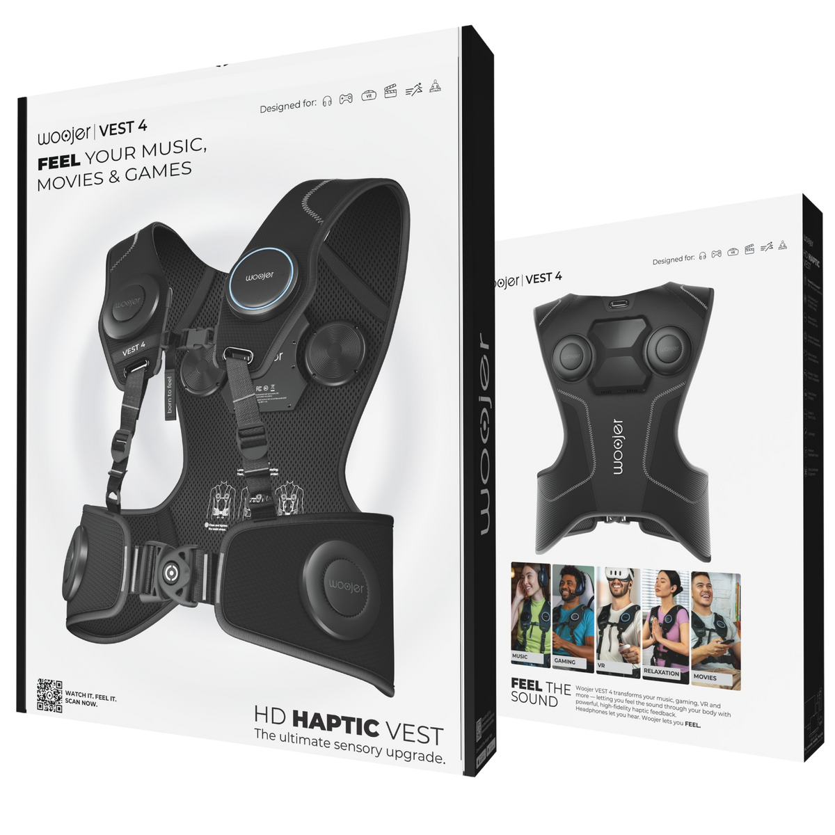 Haptic Vest for Gaming – 6-Transducer 360° Vibroacoustic Vest, 10 h – haptic vest for gaming – photo 6 of 11
