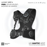 Haptic Vest for Gaming – 6-Transducer 360° Vibroacoustic Vest, 10 h – haptic vest for gaming – photo 5 of 11