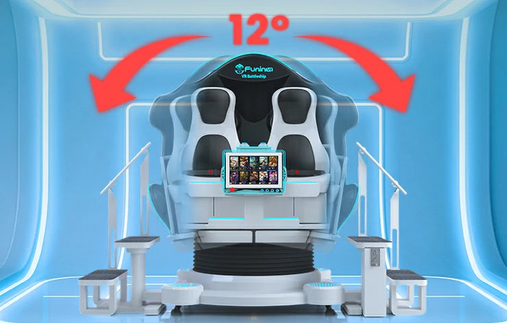 VR Family Ride – Two-Seat Panda Capsule Motion Simulator – MNX-CVR-FAMILY-2S – photo 6 of 12