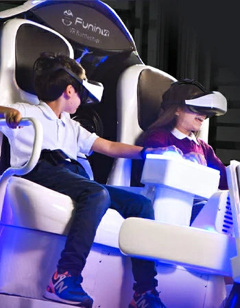 VR Family Ride – Two-Seat Panda Capsule Motion Simulator – MNX-CVR-FAMILY-2S – photo 8 of 12