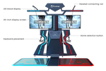 VR Shooting Game Arena – Two-Player Online Combat Station – MNX-CVR-FPSARENA-2P – photo 1 of 11