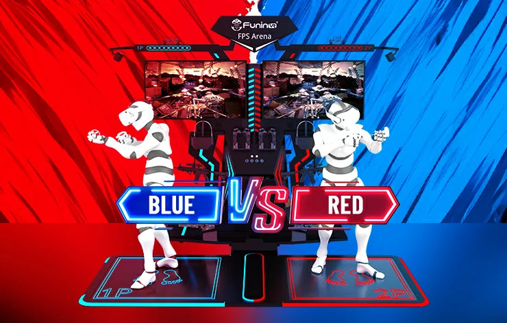VR Shooting Game Arena – Two-Player Online Combat Station – MNX-CVR-FPSARENA-2P – photo 3 of 11