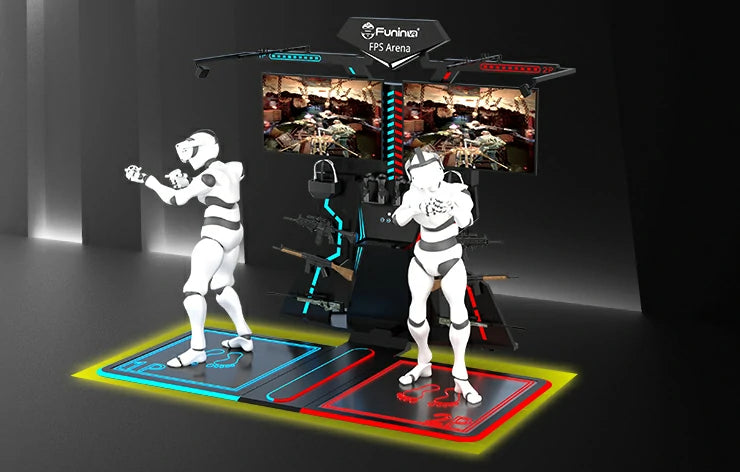 VR Shooting Game Arena – Two-Player Online Combat Station – MNX-CVR-FPSARENA-2P – photo 5 of 11