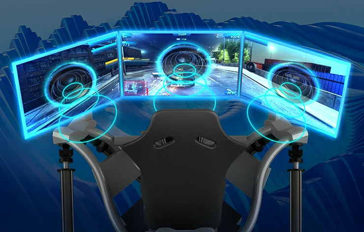 Driving Simulator Arcade – Triple-Screen 6DOF Racing Seat – MNX-CVR-3SCR-6DOF – photo 3 of 12