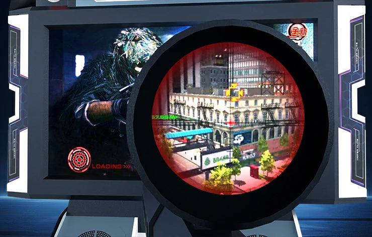 Sniper Arcade Game – Four-Player Glasses-Free AR Rifle Station – MNX-CVR-SNIPER-4P – photo 3 of 11