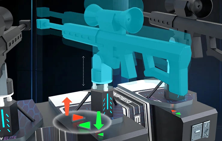 Sniper Arcade Game – Four-Player Glasses-Free AR Rifle Station – MNX-CVR-SNIPER-4P – photo 2 of 11