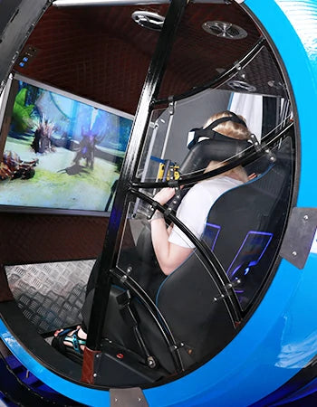 VR Pod – Two-Player 720° Rotating Sci-Fi Capsule – MNX-CVR-POD720-2S – photo 9 of 12