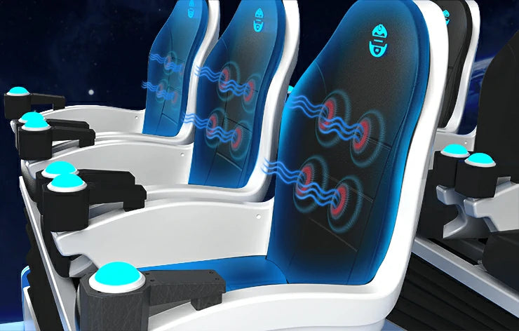 VR Theme Park Ride – 12-Seat Spaceship Motion Simulator – MNX-CVR-SPACE-12S – photo 3 of 12