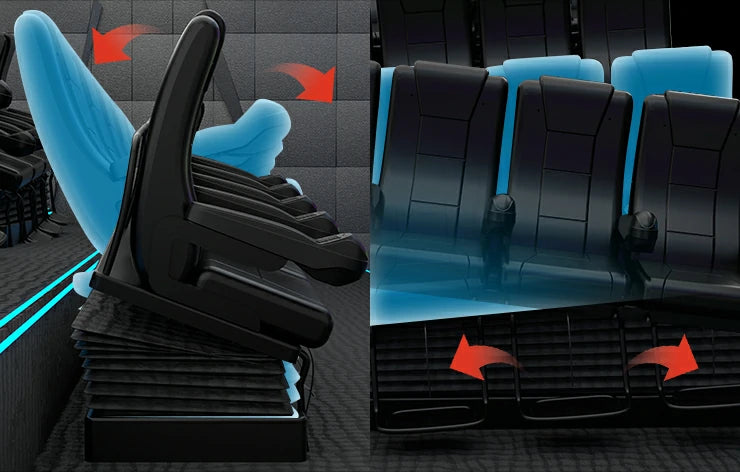5D Cinema – 9-Seat Motion Theater with Wind, Snow and Bubbles – MNX-CVR-5DCIN-9S – photo 4 of 11