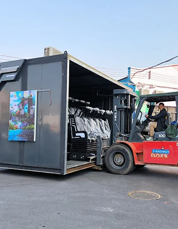 Mobile Cinema – Container 9D Suspended Flight Theater for 10 – MNX-CVR-MOBCIN-10S – photo 8 of 11