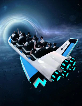 VR Theme Park Ride – 12-Seat Spaceship Motion Simulator – MNX-CVR-SPACE-12S – photo 7 of 12