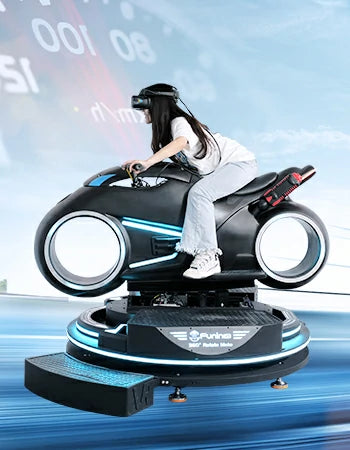 Motorcycle Simulator – 360° Spinning VR Drift Bike – MNX-CVR-MOTO360-1S – photo 10 of 11