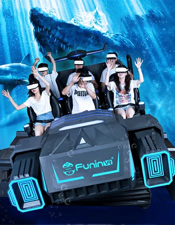 VR Ride – Six-Seat Dark Sci-Fi Motion Platform – MNX-CVR-MARS-6S – photo 6 of 11