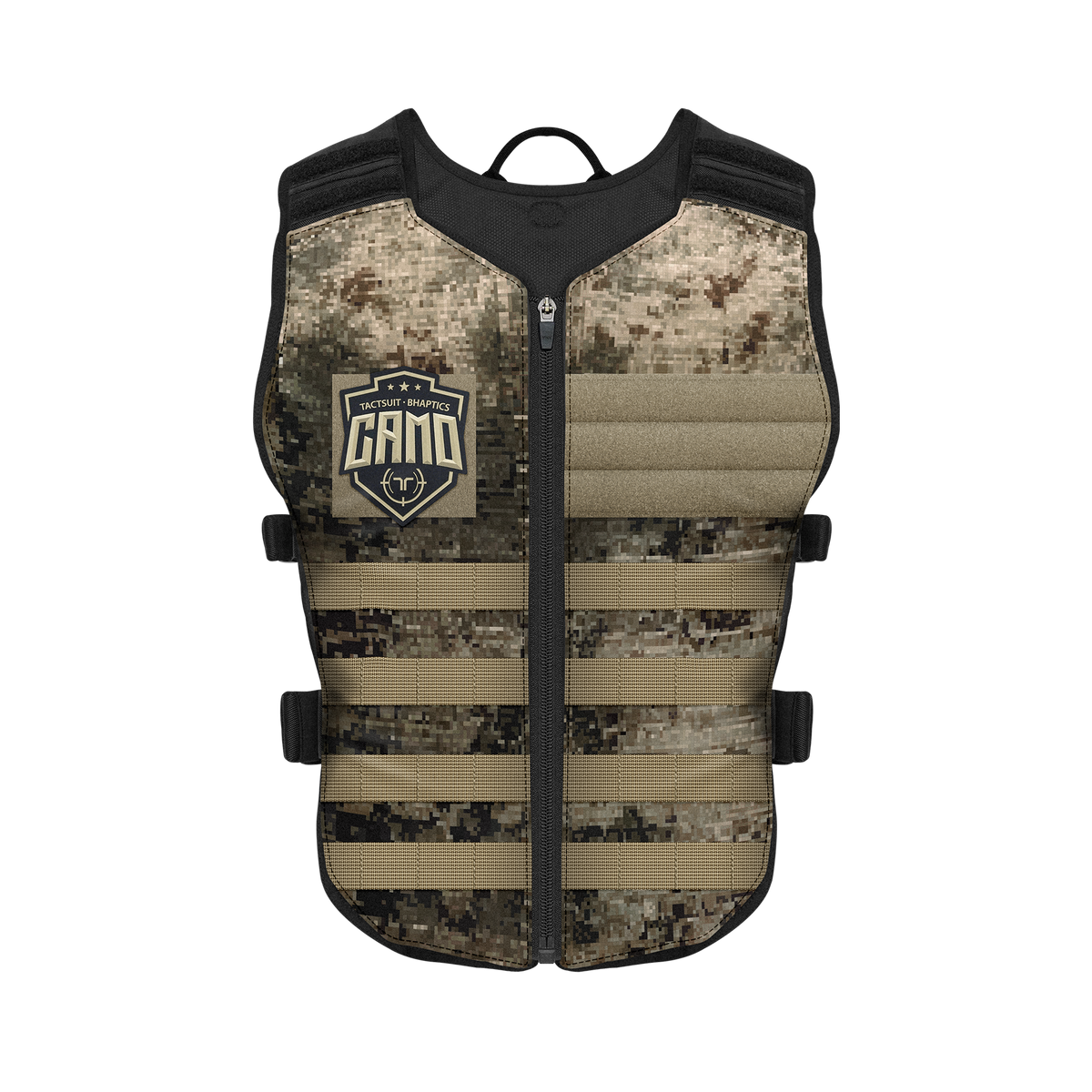 Camo Haptic Vest Bundle – MOLLE Camouflage Vest plus Arm Sleeves – camo haptic vest bundle – photo 3 of 15