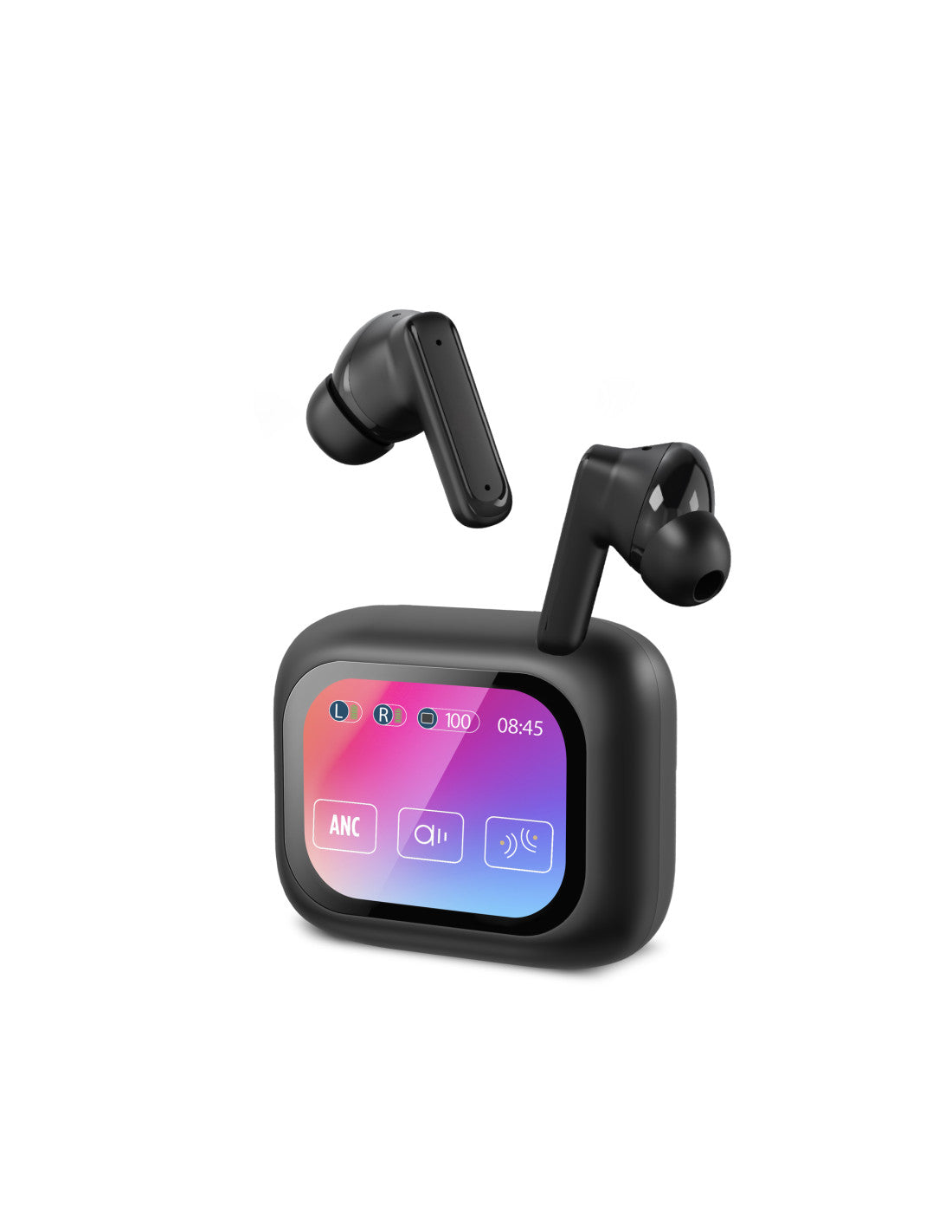 Touchscreen Earbuds – ANC Earbuds with a 2.01" Touch Display on the Case – touchscreen earbuds – photo 1 of 1