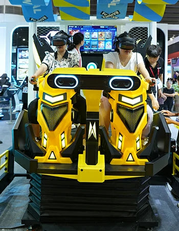 VR Motion Simulator – Two-Seat Mecha Ride in 5.6 m² – MNX-CVR-DUAL-2S – photo 7 of 12