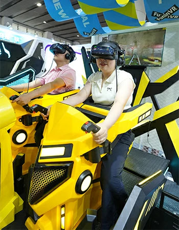VR Motion Simulator – Two-Seat Mecha Ride in 5.6 m² – MNX-CVR-DUAL-2S – photo 11 of 12