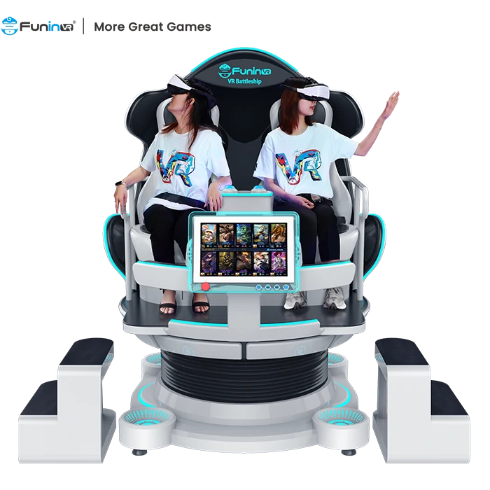 VR Family Ride – Two-Seat Panda Capsule Motion Simulator – MNX-CVR-FAMILY-2S – photo 1 of 12