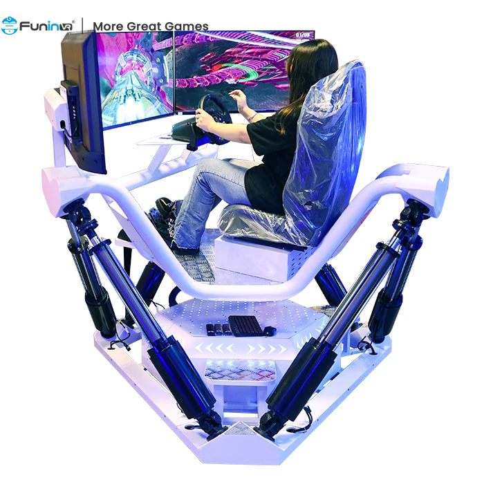 Driving Simulator Arcade – Triple-Screen 6DOF Racing Seat – MNX-CVR-3SCR-6DOF – photo 1 of 12
