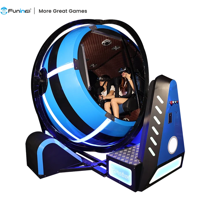 VR Pod – Two-Player 720° Rotating Sci-Fi Capsule – MNX-CVR-POD720-2S – photo 1 of 12