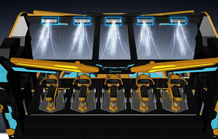 Five-Seat VR Mecha Dragon Ride – Rain, Heat and 800 mm Drop – MNX-CVR-DRAGON-5S – photo 2 of 11
