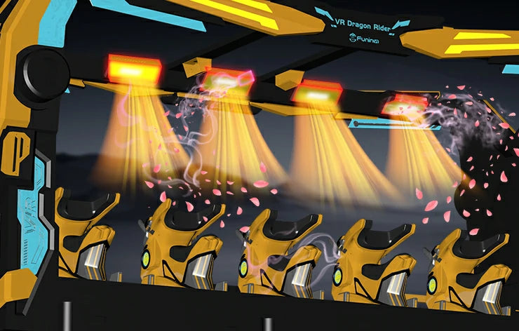 Five-Seat VR Mecha Dragon Ride – Rain, Heat and 800 mm Drop – MNX-CVR-DRAGON-5S – photo 3 of 11
