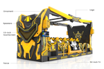 Five-Seat VR Mecha Dragon Ride – Rain, Heat and 800 mm Drop – MNX-CVR-DRAGON-5S – photo 1 of 11