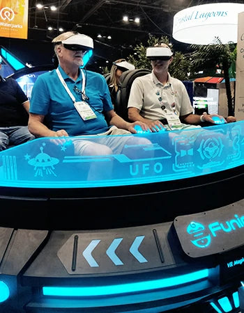 360 VR Chair – Five-Seat Spinning UFO Ride – MNX-CVR-UFO-5S – photo 8 of 11