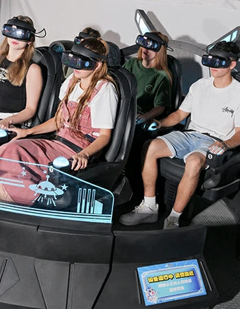 360 VR Chair – Five-Seat Spinning UFO Ride – MNX-CVR-UFO-5S – photo 7 of 11