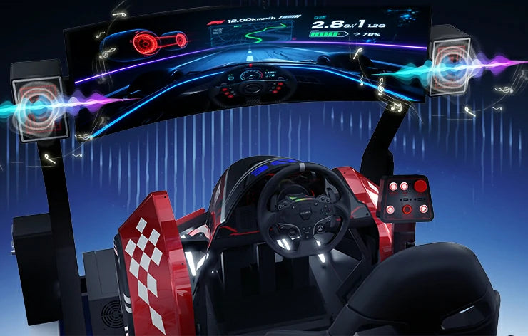 Racing Arcade Machine – Drift Motion Seat with 49" Curved Screen – MNX-CVR-RACE49-1S – photo 2 of 11