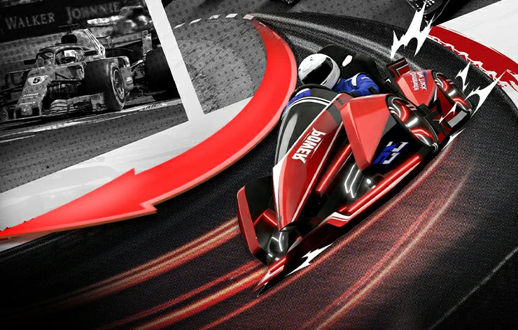 Racing Arcade Machine – Drift Motion Seat with 49" Curved Screen – MNX-CVR-RACE49-1S – photo 3 of 11