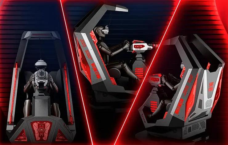 VR Shooting Simulator – 360° Rotating Gatling Gun Station – MNX-CVR-GATLING-1P – photo 6 of 19