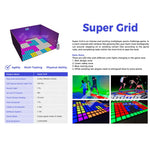 MetaNexusXR's vibrant LED dance floor with activated grid tiles, perfect for interactive touch games. | MetaNexusXR