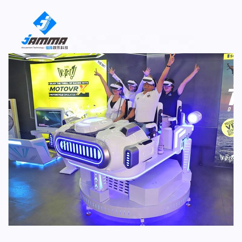 MetaNexusXR 4-player VR submarine simulator setup with VR headsets, creating an immersive cinema experience. | MetaNexusXR